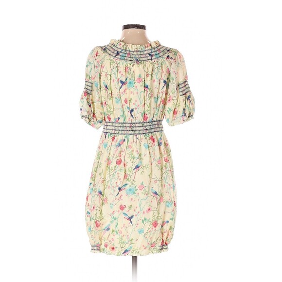 2009 MATTHEW WILLIAMSON for H&M Parrot Floral Bird Print Dress - US 4 - Picture 2 of 2